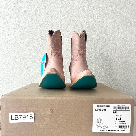 Lane SMOKESHOW Pink Cowboy Bootie Womens 8.5 Short Western Cowgirl Ankle Boots - Picture 13 of 14